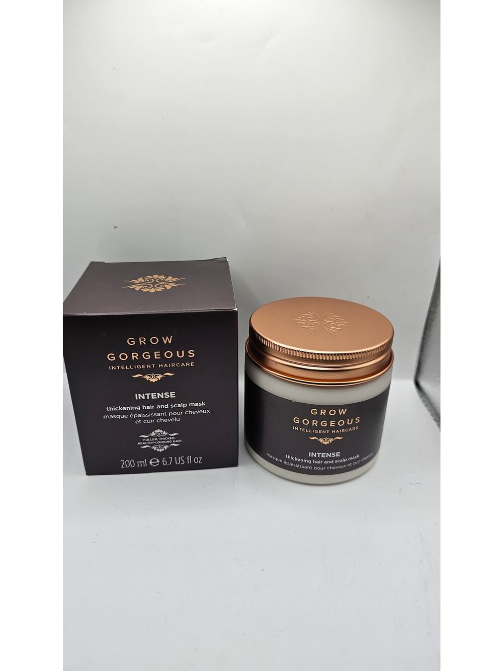 Grow Gorgeous Intense thicken hair and scalp mask  6.7 oz  200 ml